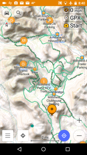 ATV Trail map for OsmAnd on android