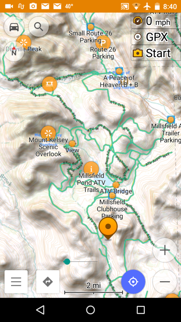 ATV Maps Backwoods GPS Trails