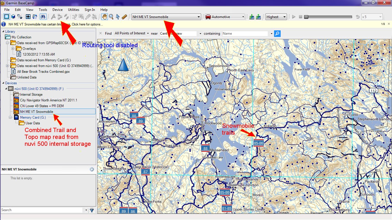 routenplanung mit garmin basecamp