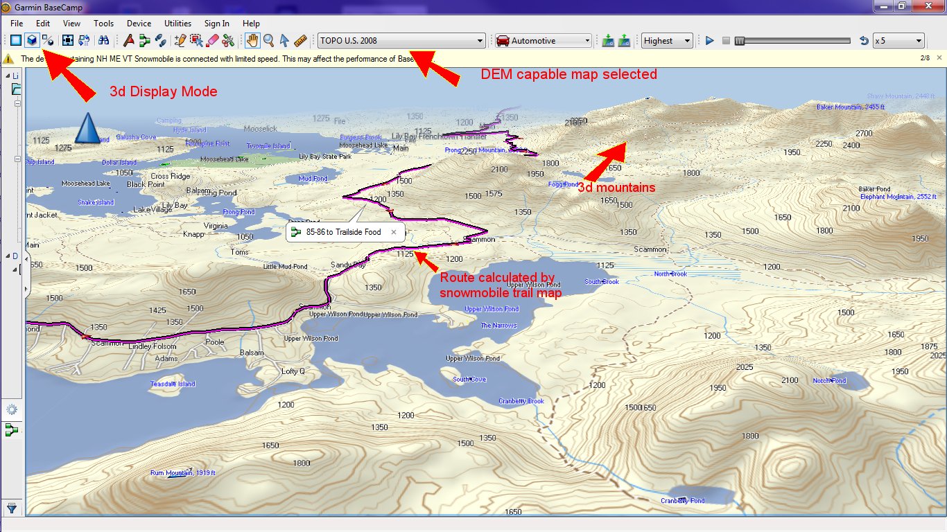 create a route with garmin basecamp