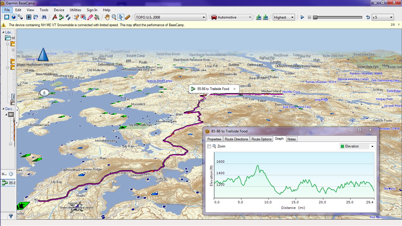 how to open maps in garmin basecamp for ipad