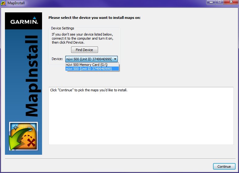 garmin mapinstall sd card