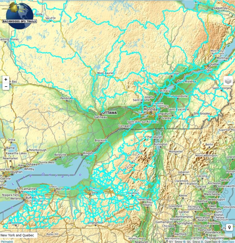 GPS Snowmobile Trail Maps - Backwoods GPS Trails