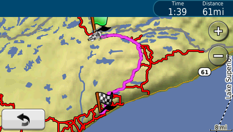 Using a Routing Snowmobile Trail Map - Backwoods GPS Trails