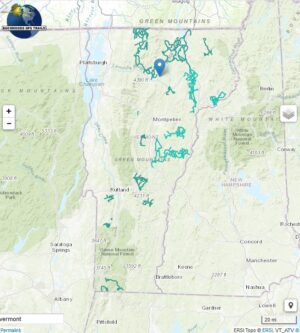 Vermont ATV Trail Map for Garmin GPS