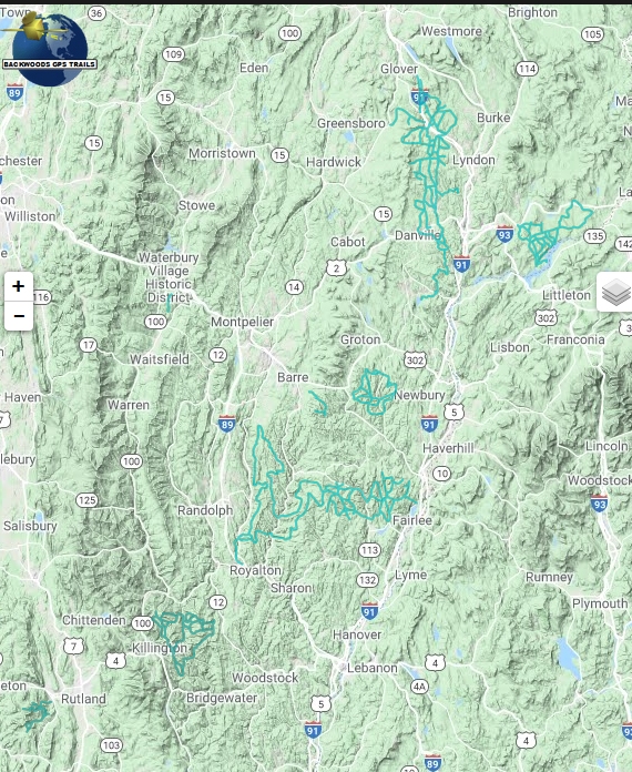 VT ATV Map for Garmin - Umbagog Designs LLC